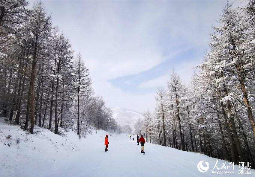 18日—19日，張家口市崇禮區迎來一場大范圍降雪，滑雪愛好者在太舞滑雪場感受冰雪運動激情。 馬釘包攝