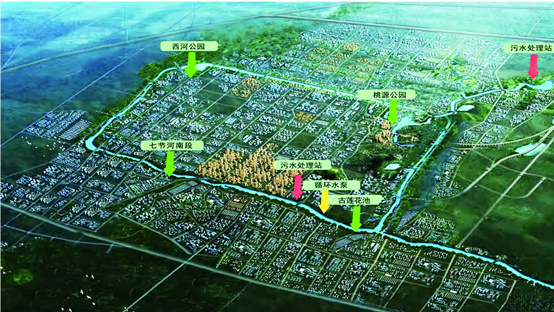 顺平县城区基础设施补短板项目（二期）规划图。顺平县委宣传部供图