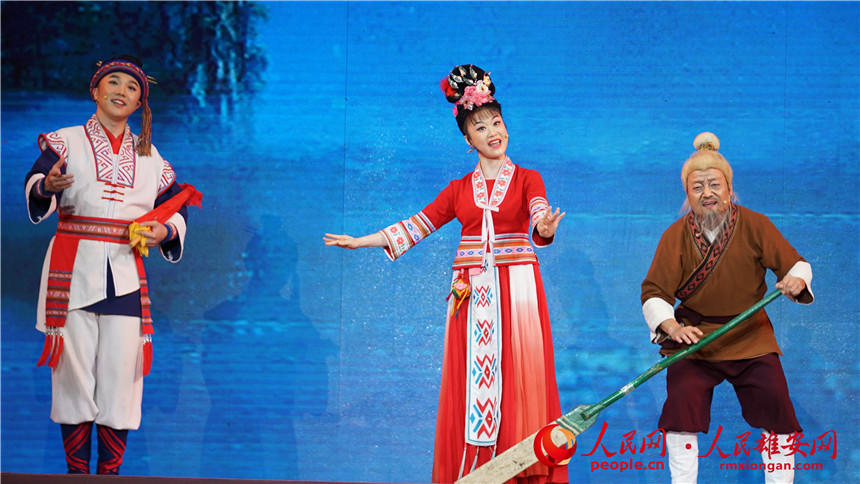 第十三届中国艺术节闭幕式文艺演出现场。 人民网 杨华龙摄