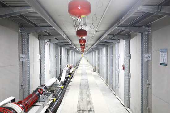 雄东—昝西双舱电力隧道。董鹏摄