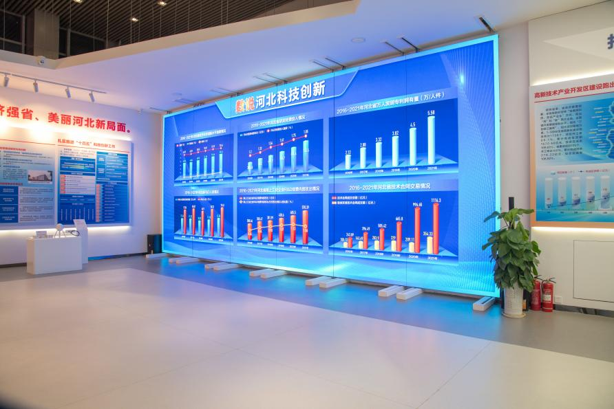 河北省展交中心新馆内景。 河北省科技成果展示交易中心供图