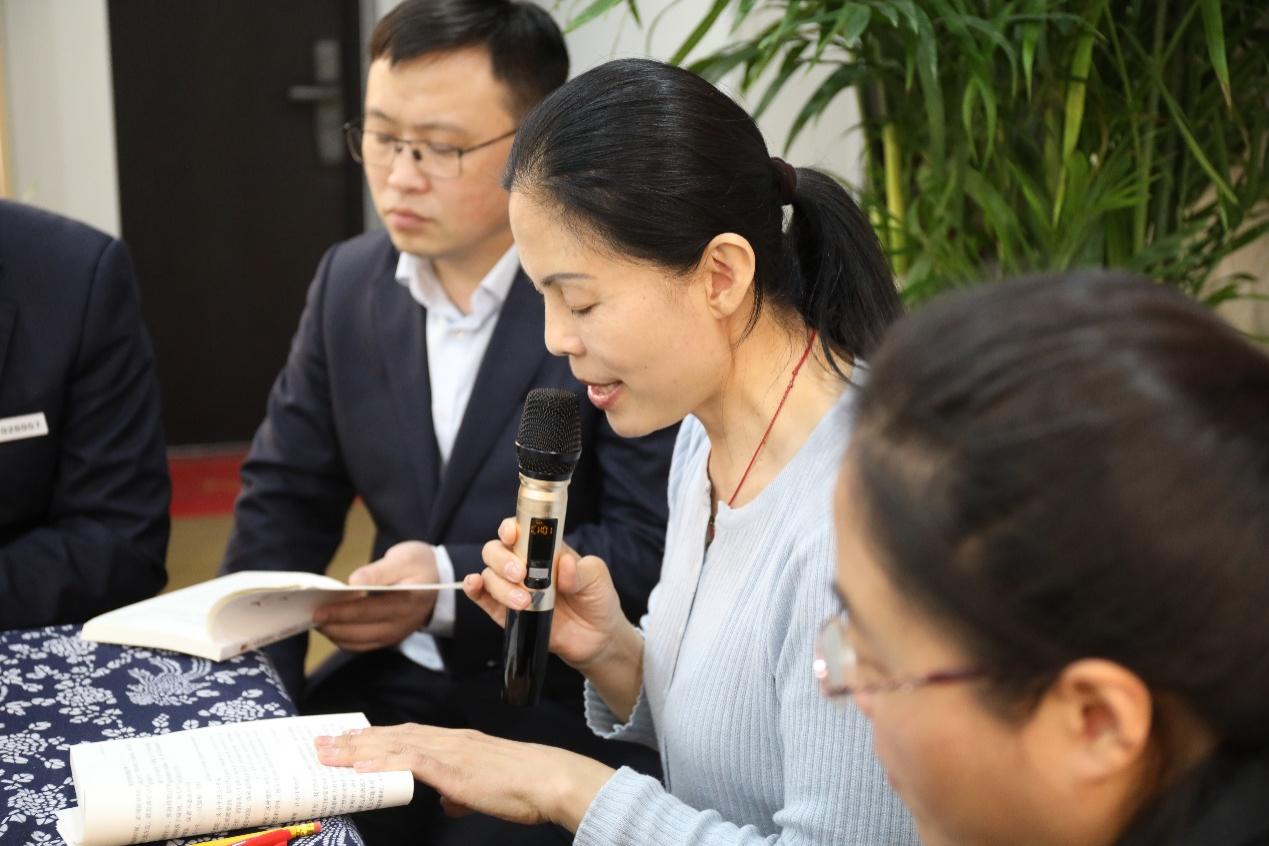 大名县“城市书房”举办读书分享会。 田亚南摄