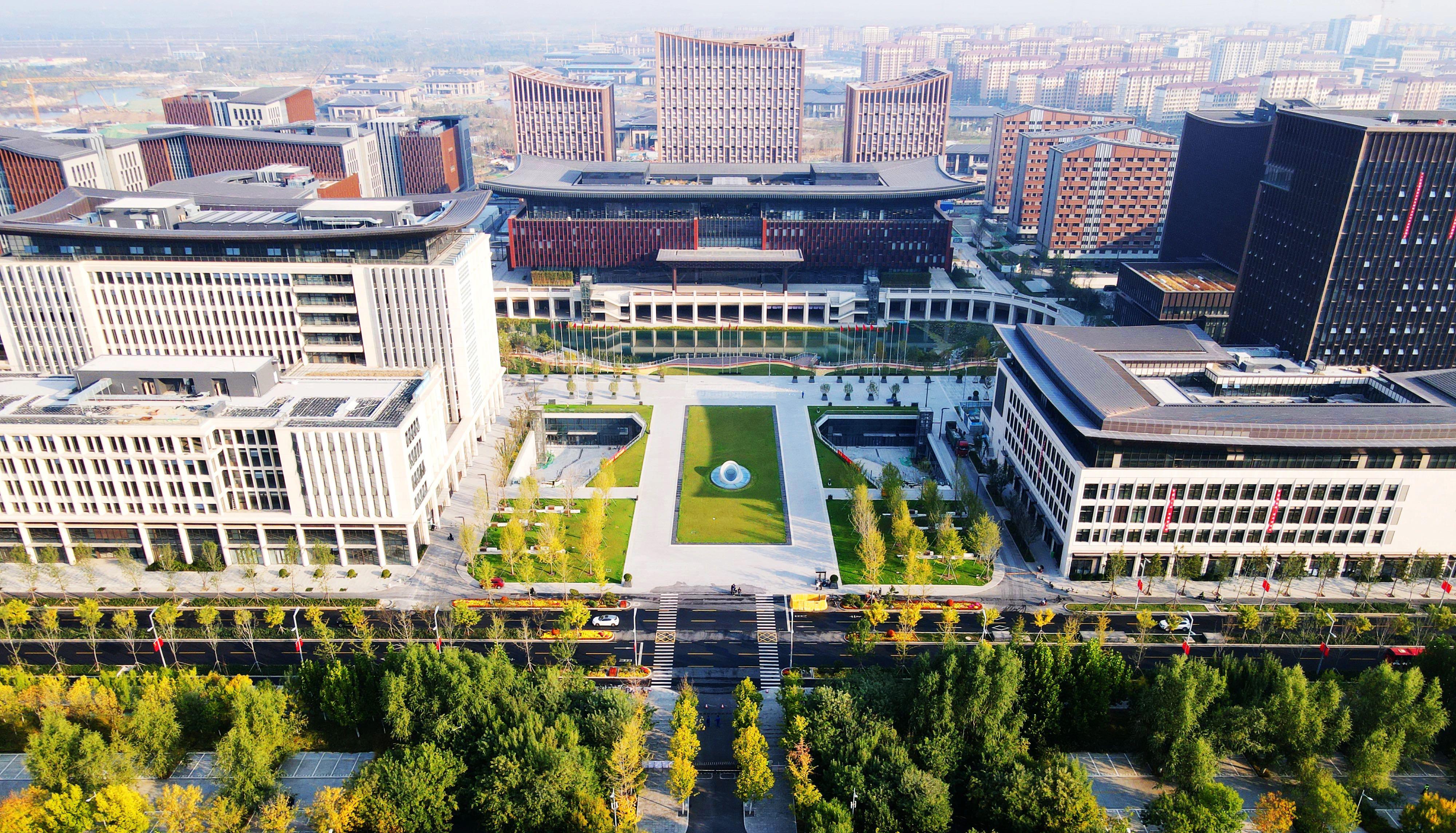 工行河北雄安分行貸款支持雄安新區商務服務中心建設。 中國工商銀行河北雄安分行供圖