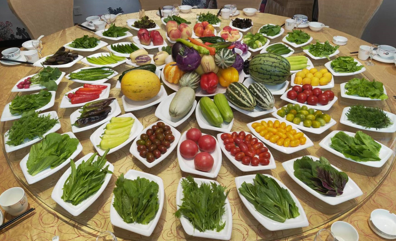 大司马蔬菜宴（资料图）。 青县县委宣传部供图