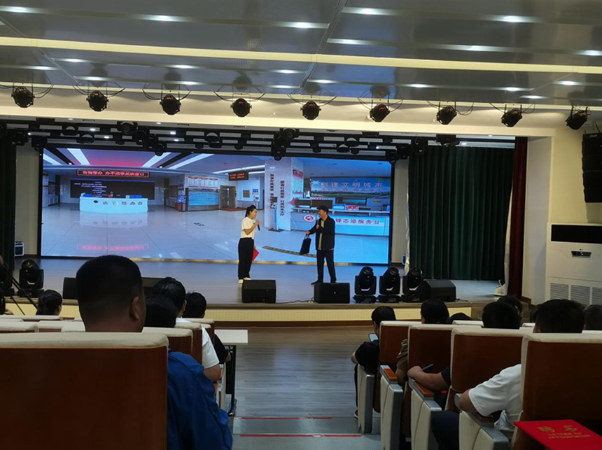 活动现场。 史惠英摄