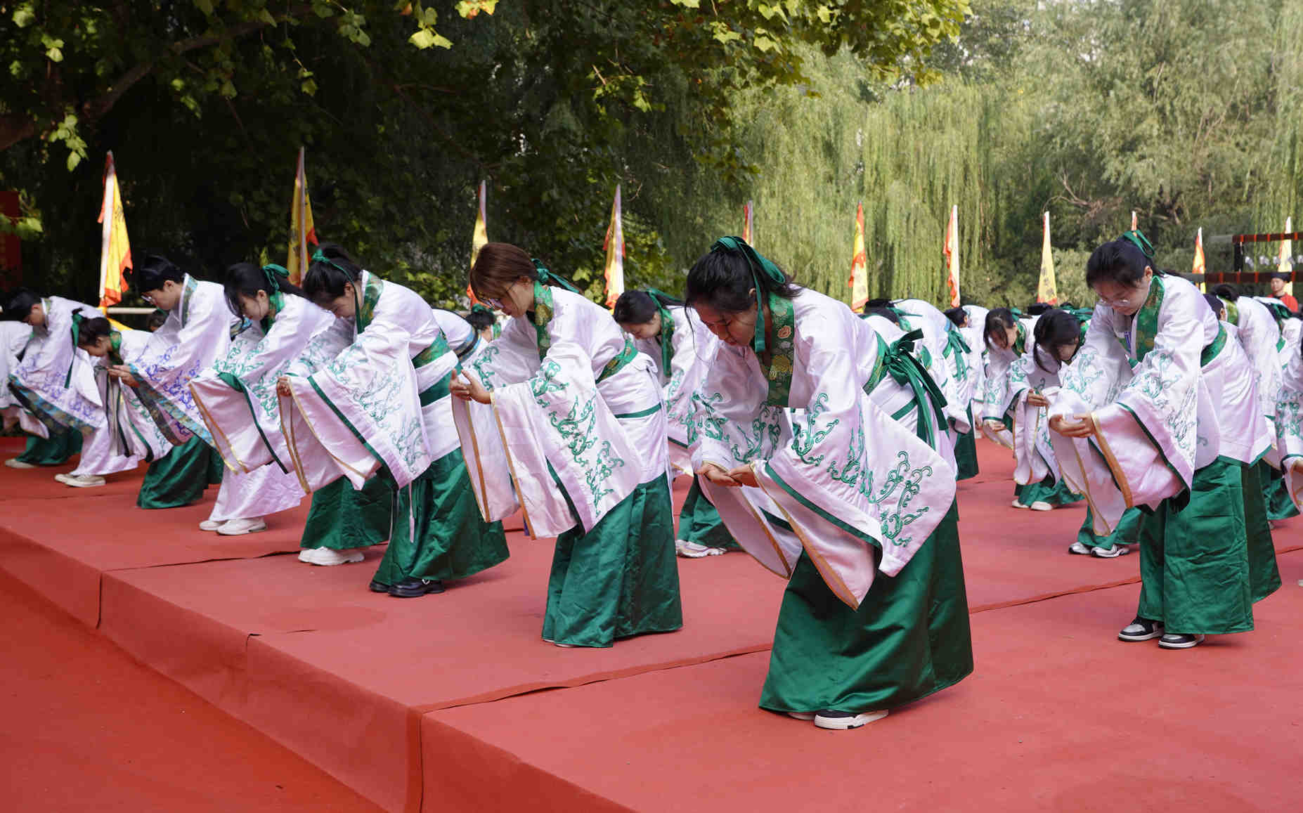 祭孔儀式現場。 李格非攝