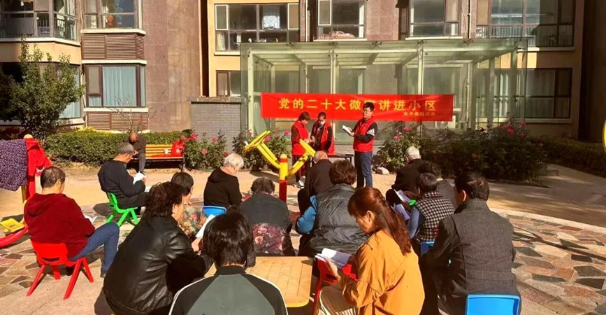 活動現場。 安平縣社區辦供圖