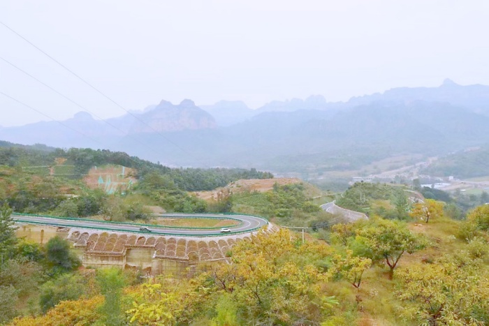 河北省武安市旅游環線公路工程。潘熙洋攝
