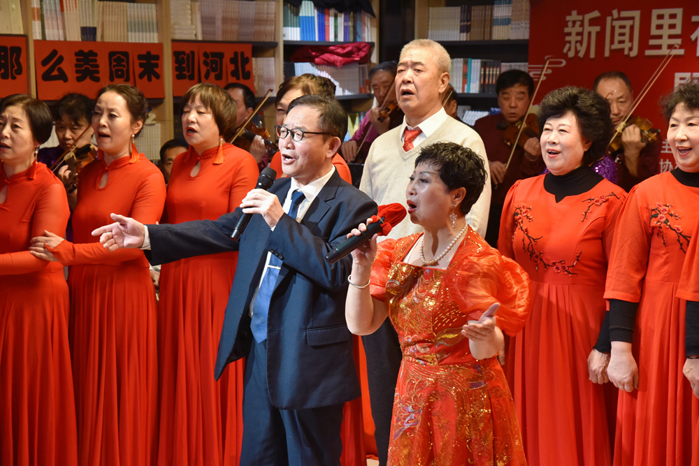 “社區春晚”現場。劉若雨攝