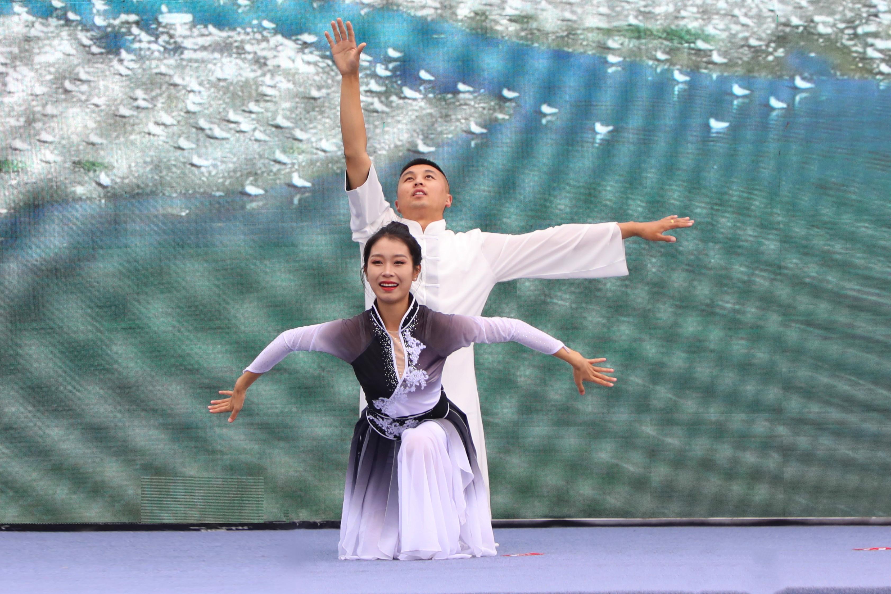 2023第三屆中國•康保遺鷗保護攝影周節目表演。宋晶晶攝