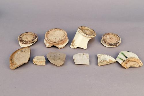 武城遗址发现的白釉执壶残片。 河北省文物考古研究院供图