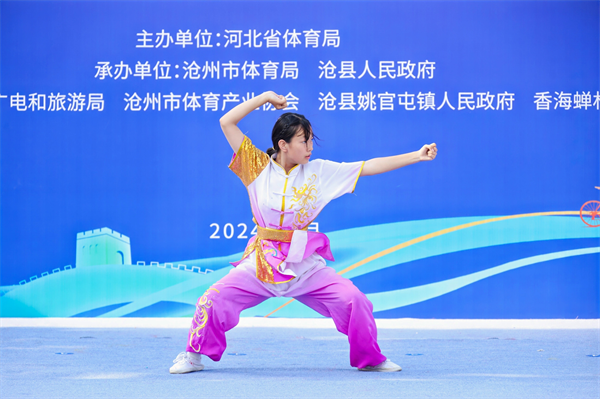 中國傳統武術查拳。謝恩崗攝