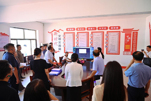 沧州市移风易俗工作观摩交流活动现场。刘恺媛摄
