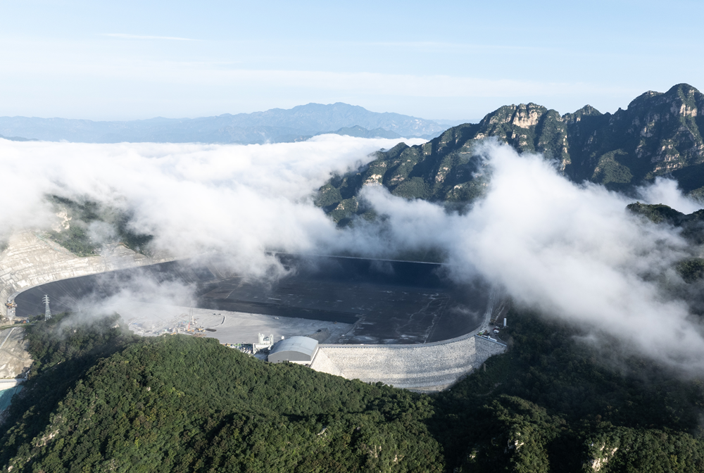 河北易縣抽水蓄能電站工程建設現場。楊增紅攝