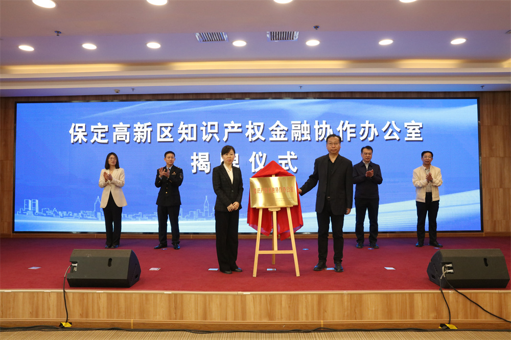 成立知识产权金融协作办公室。齐东青摄