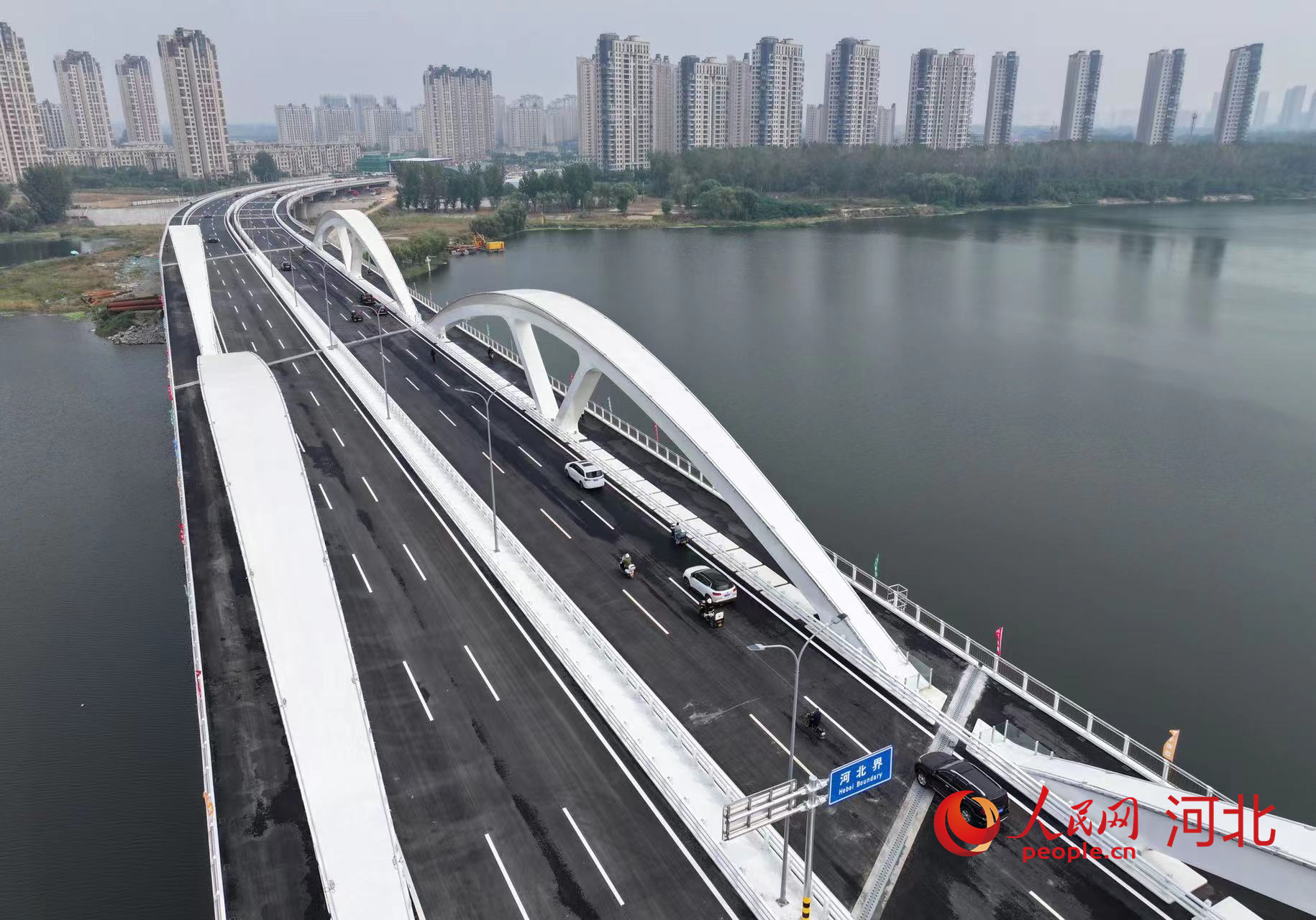 廠通路潮白河大橋通車。人民網記者 林福盛攝