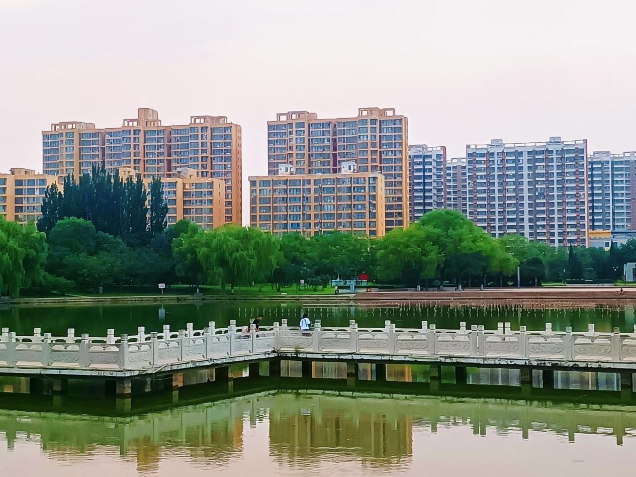 滏陽河美景（資料圖）。曲周縣水利局供圖