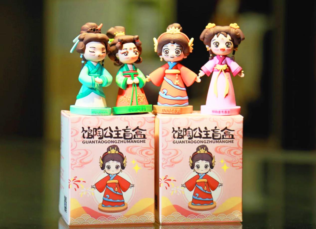 馆陶县特色文旅产品馆陶公主盲盒。郭江鹏摄