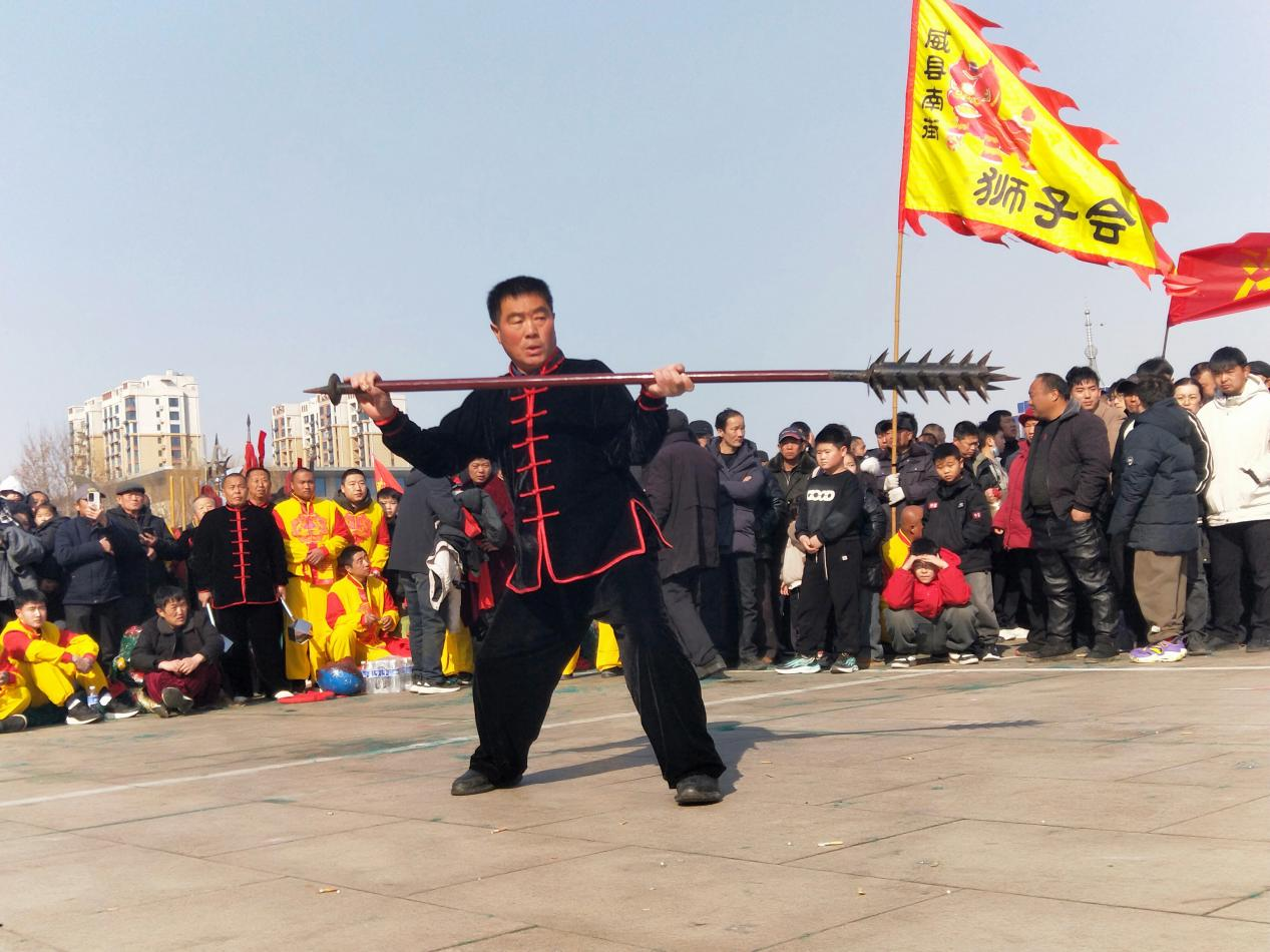 武术表演。赵国华摄