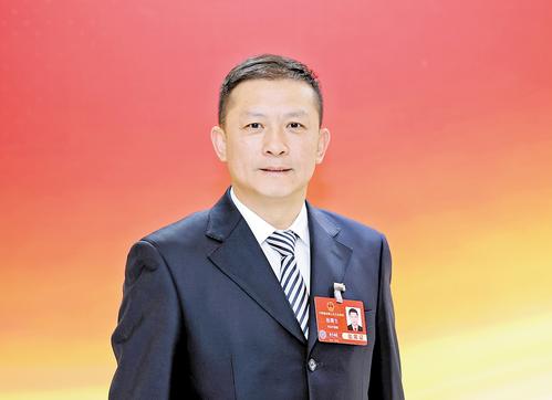 杨震生代表。 本报记者 霍艳恩摄