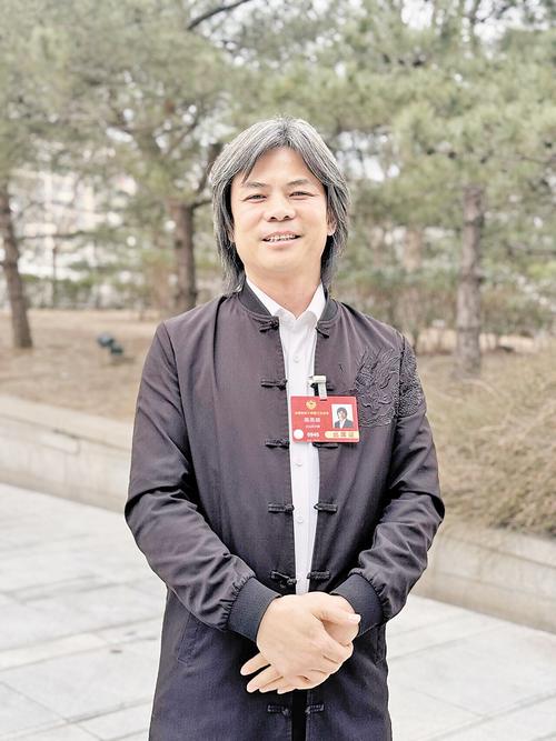 高英坡委员。 本报记者 刘 冉摄