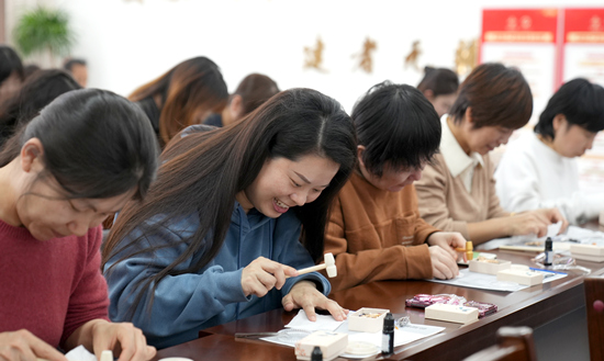 3月4日，中交三公局六公司舉辦“三八”國際婦女節主題活動。馬紅娟供圖