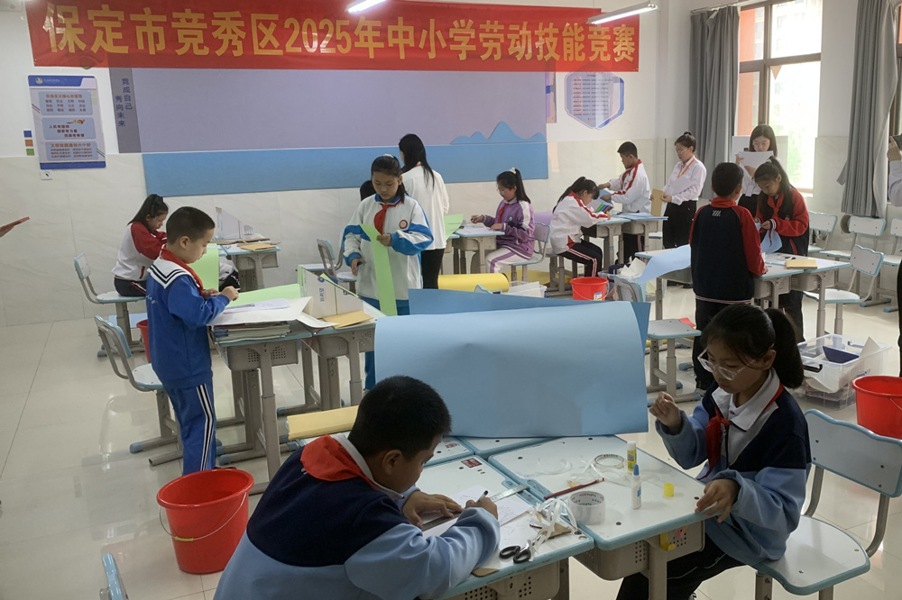 “巧手焕新”比赛现场。宗梦璠摄