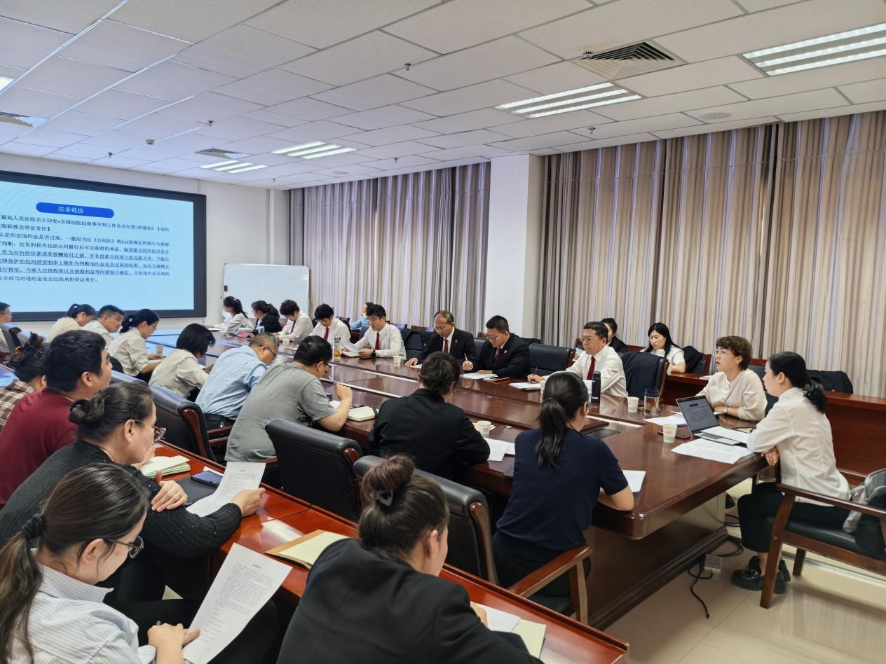 河北法院援疆工作队在库尔勒市人民法院开展专题讲座。排丽扎尔摄