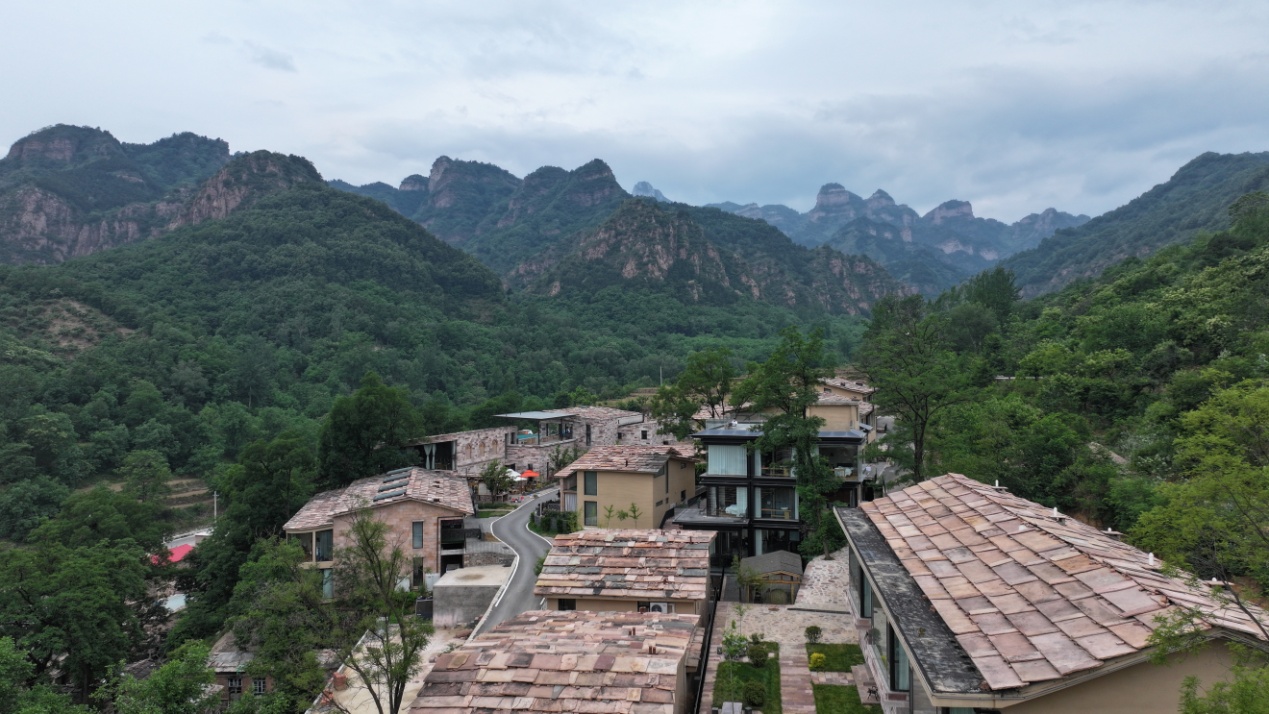 太行山深处的漫宁民宿。李树锋摄