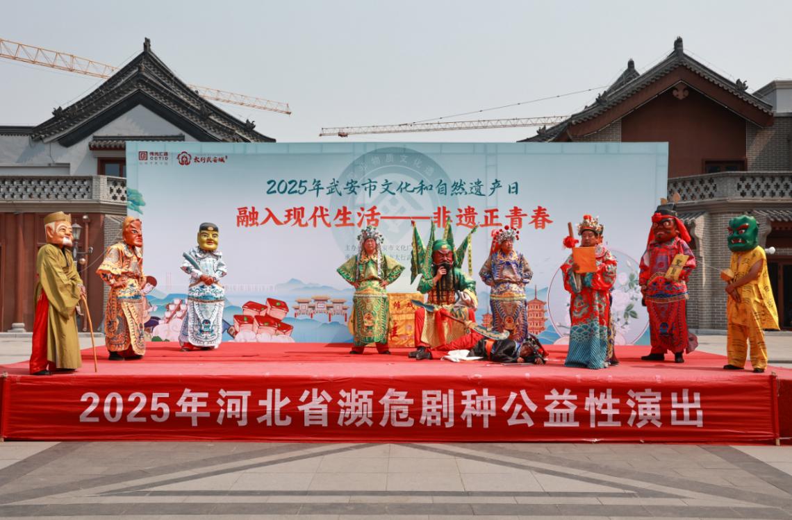 武安市非遗展演现场。李树锋摄