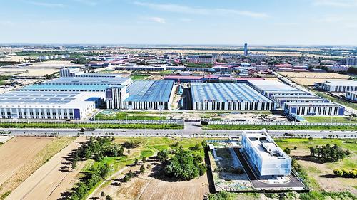 宁晋县贾家口镇高端智能制造产业园区。谷昭威摄