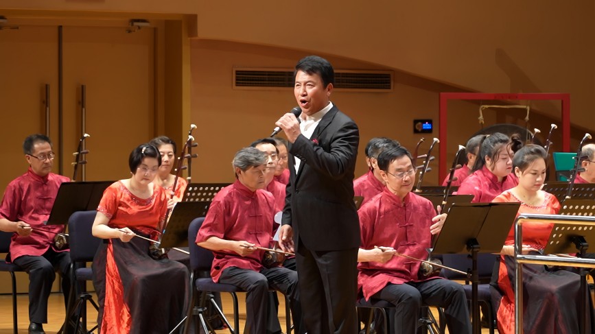 音乐会现场。张梦楠摄