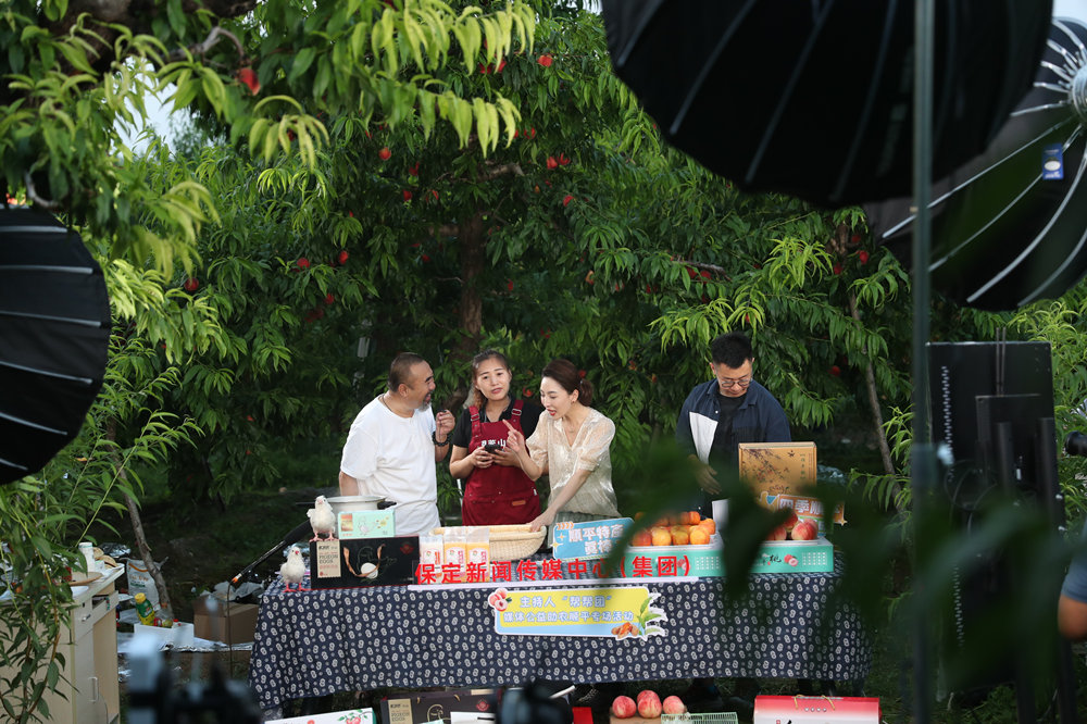 直播助农活动现场。吴潇摄