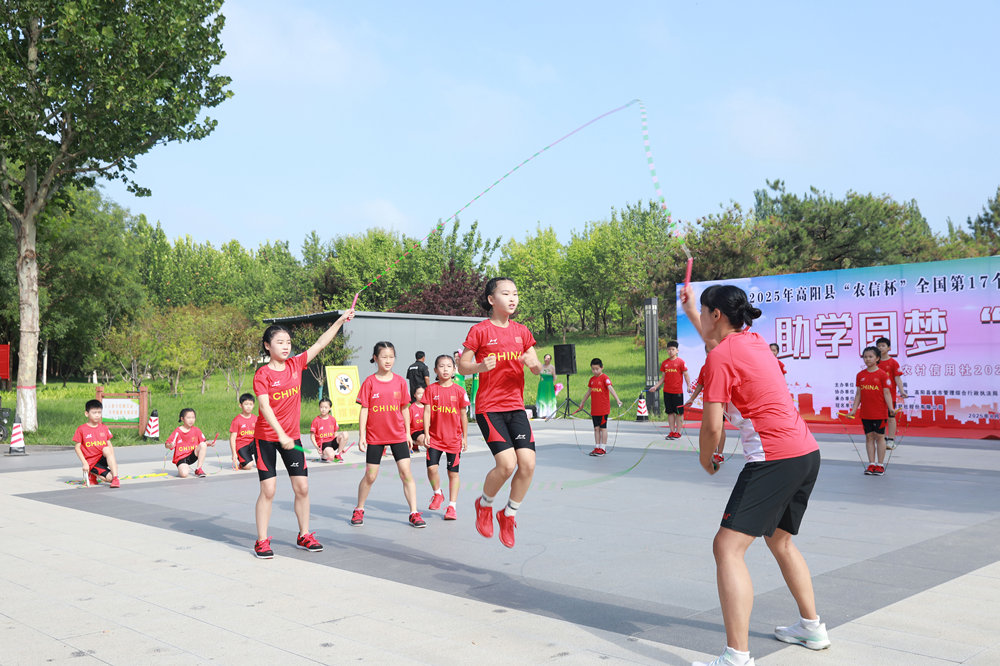 河北高阳全民健身日活动现场。沈齐摄
