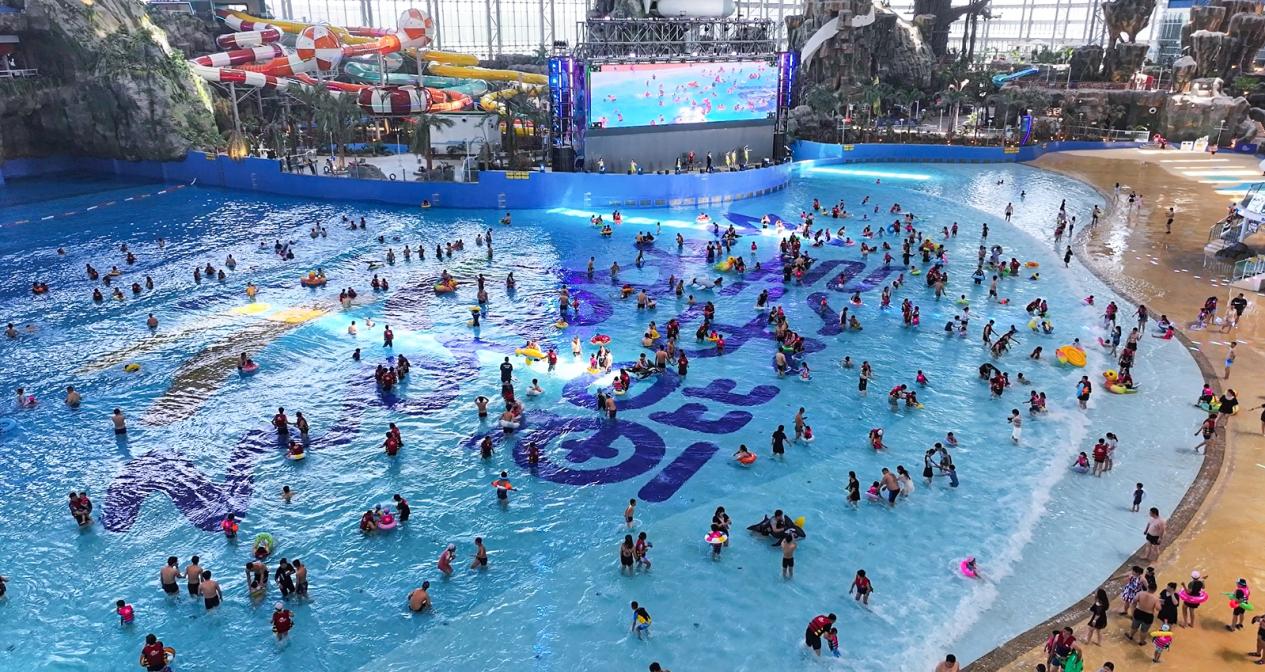 鲲乐湾国际旅游度假区。磁县县委宣传部供图