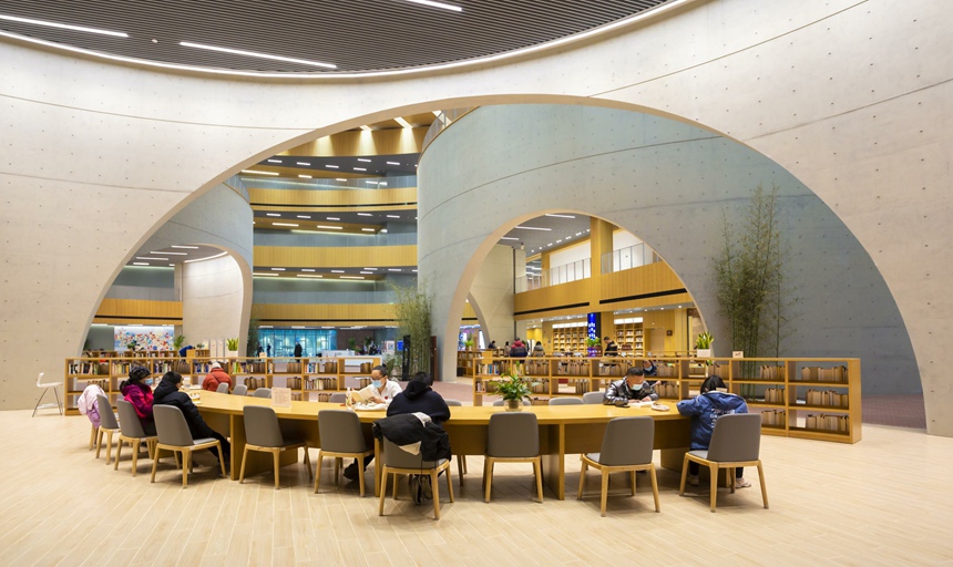 石家庄圖書館新館。石家庄市圖書館供圖