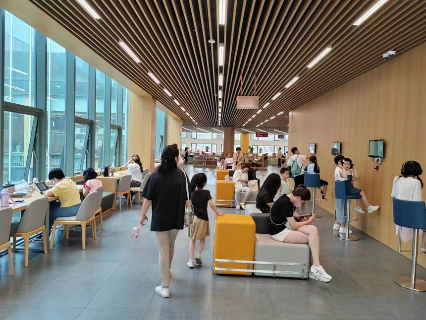 石家庄圖書館新館。石家庄市圖書館供圖