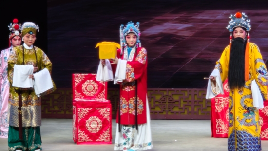 演出现场。阳原县委宣传部供图