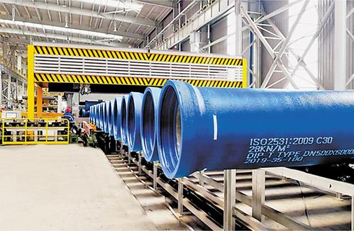 武安市新兴铸管股份有限公司4.0智能生产车间。 武安市委宣传部供图