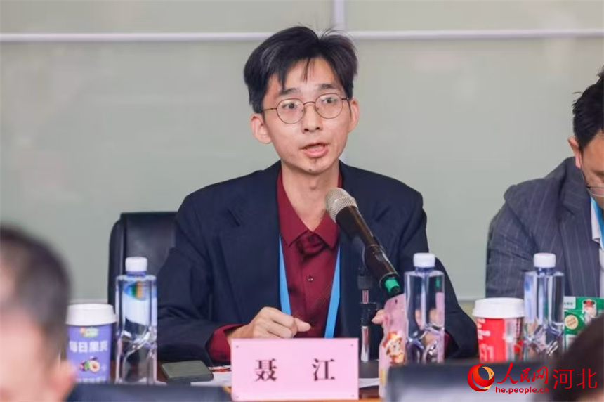 健丽乐科技创始人聂江。人民网 左原铭摄