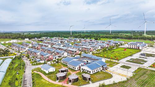 7月7日，无人机拍摄的张北县德胜村。（本报资料片） 本报记者 耿辉摄