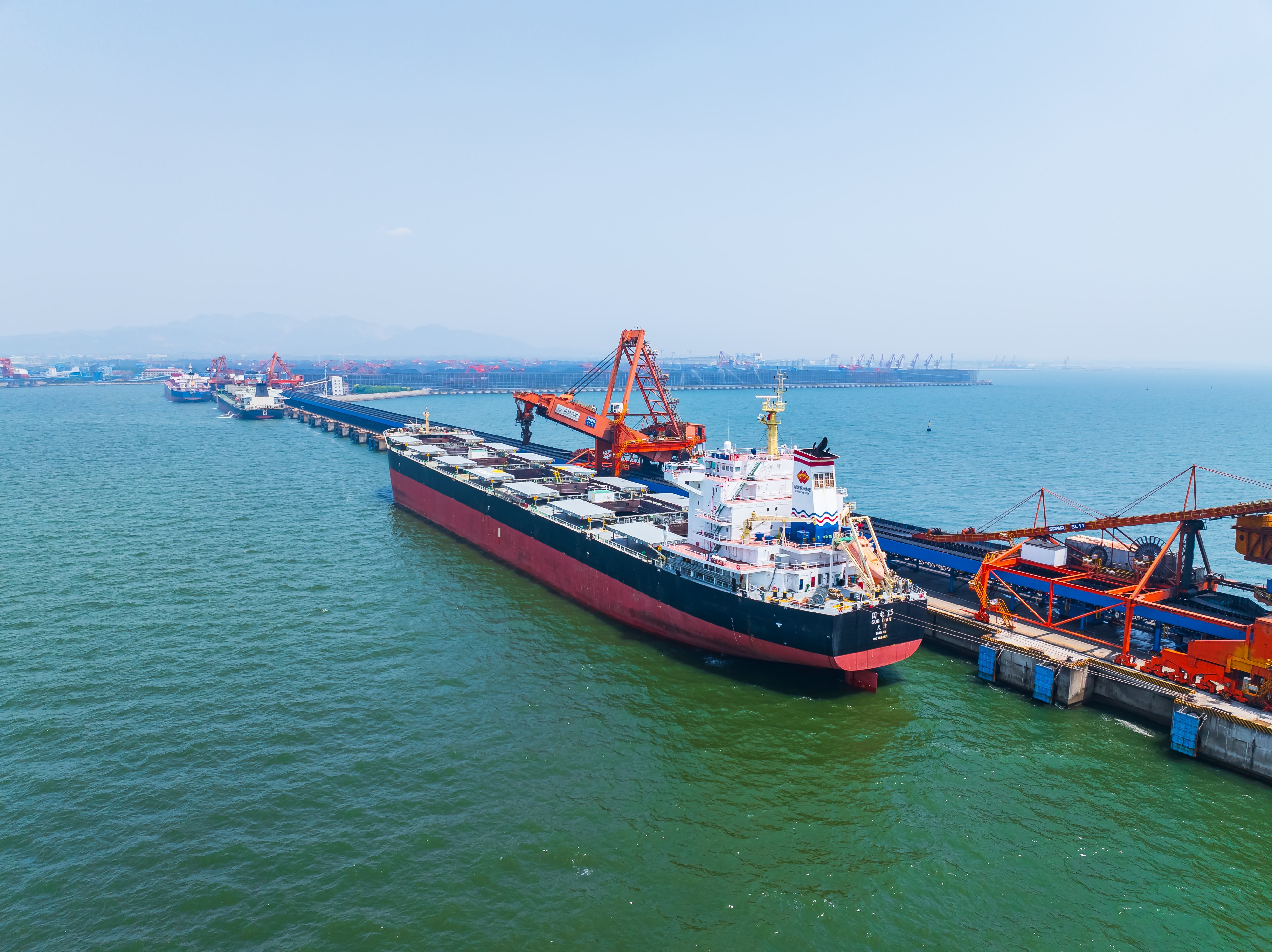 河北港口集团秦皇岛港煤码头。河北港口集团供图