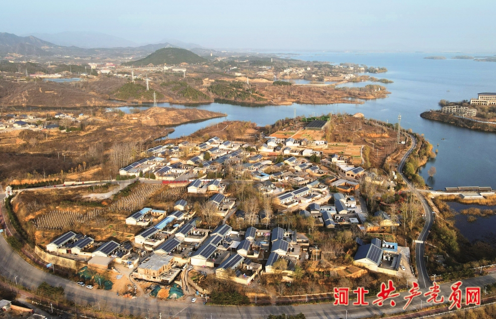 冬日北庄村鸟瞰图。韩冠豫/摄