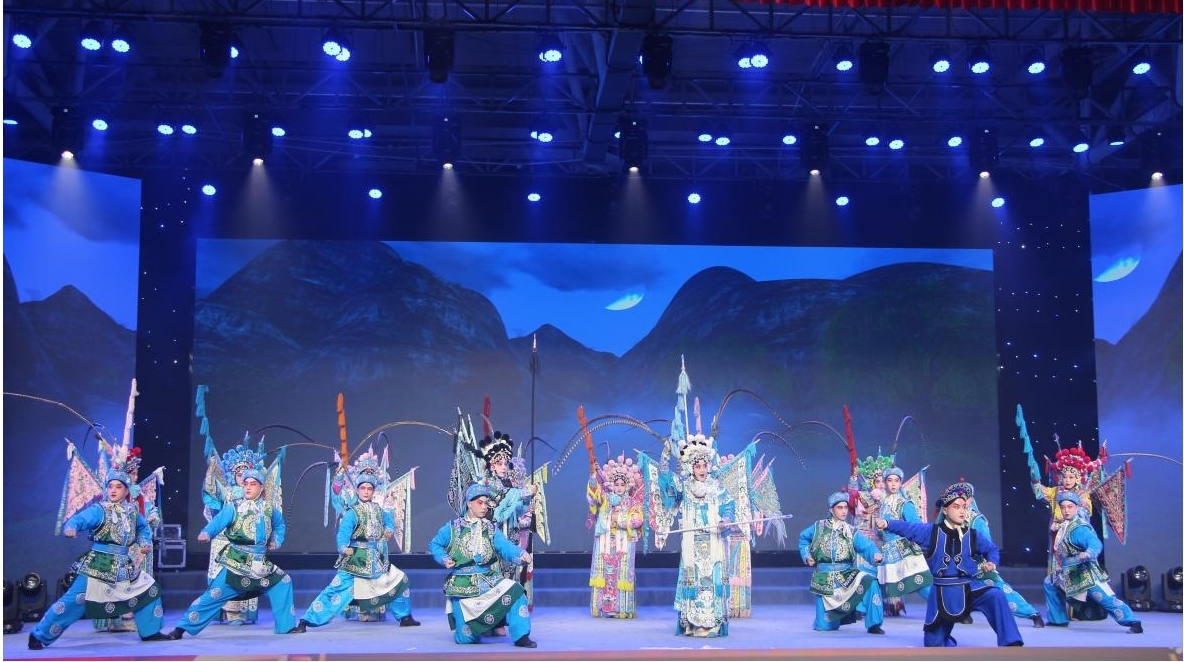 晋剧名段《探谷》。王登燕摄