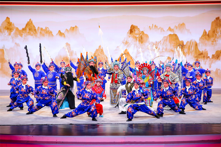 武戲《五色趟馬》。河北廣播電視台供圖