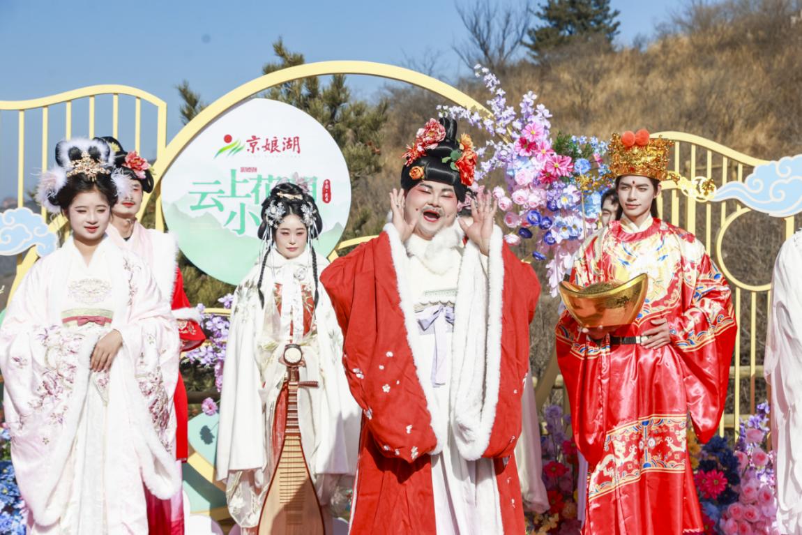 武安市京娘湖景区NPC表演。王兆平摄