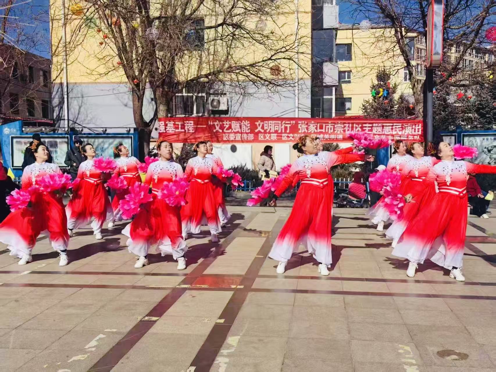 崇礼区“文艺赋能 文明同行”主题惠民演出现场。崇礼区委宣传部供图