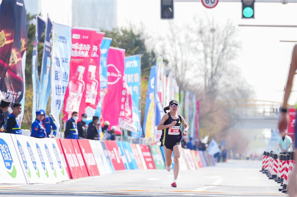 石家庄马拉松赛活动现场。石家庄市体育局供图
