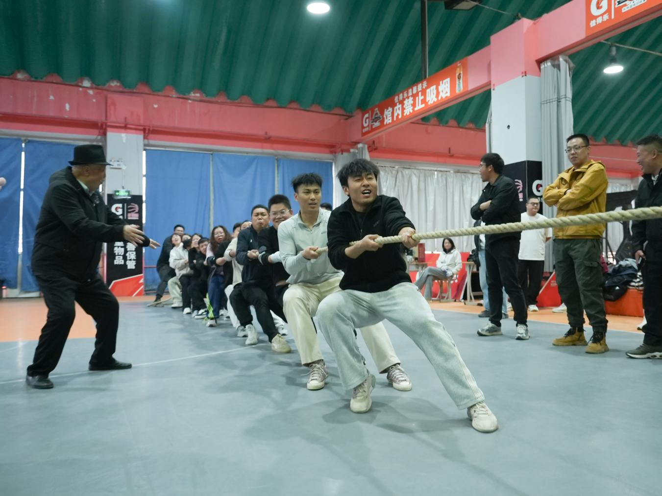 比赛现场。刘凤清摄