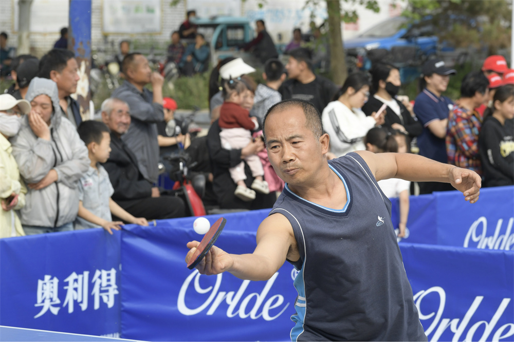 比赛现场。唐县教育和体育局供图